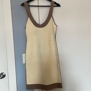 Herve Leger Papyrus Dress